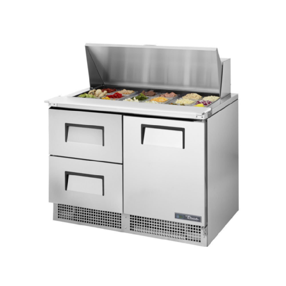 True Refrigeration TFP-48-18M-D-2-HC Sandwich/Salad Unit Two-section ...