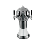 Perlick 4056WH4BPC - Roma Draft Beer Tower, Countertop, 8-1/8" Diameter X 20-1/2"H