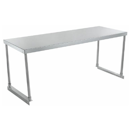 Stainless Steel Single-Tier Overshelf for Empura Stainless ESOS1848 Standard Duty Use