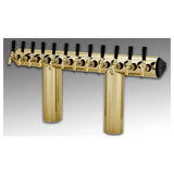 Perlick 66500-10BTF - Winged Bridge Draft Tower, Countertop, 30-3/4"W X 16-1/2"H