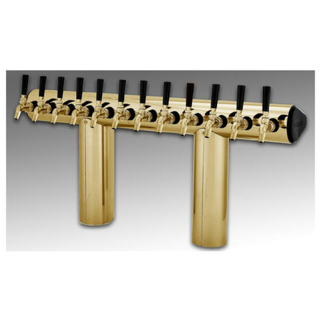 Perlick 66500-12BTF - Winged Bridge Draft Tower, Countertop, 36-3/4"W X 16-1/2"H