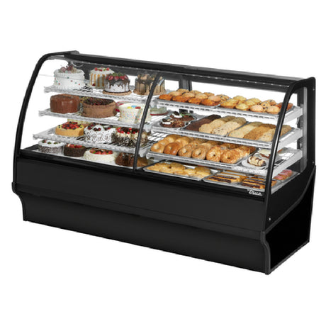 True Mfg. - Specialty Display TDM-DZ-77-GE/GE-S-S - Display Merchandiser, Dual Zone (dry/refrigerated)