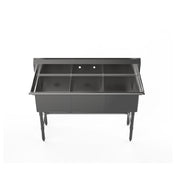 Atosa USA, Inc. SS2424F31D24 - MixRite Sink, 3-compartment, 120"W X 30"D X 44-1/2"H Overall