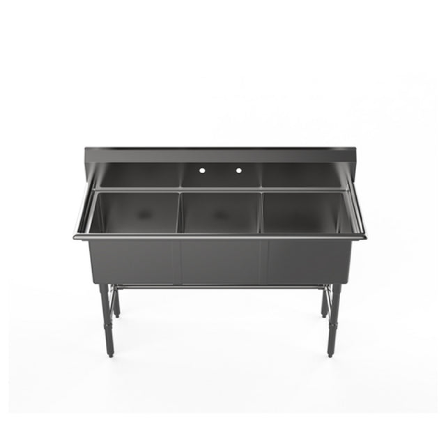 Atosa USA, Inc. SS2424F31D24 - MixRite Sink, 3-compartment, 120"W X 30"D X 44-1/2"H Overall
