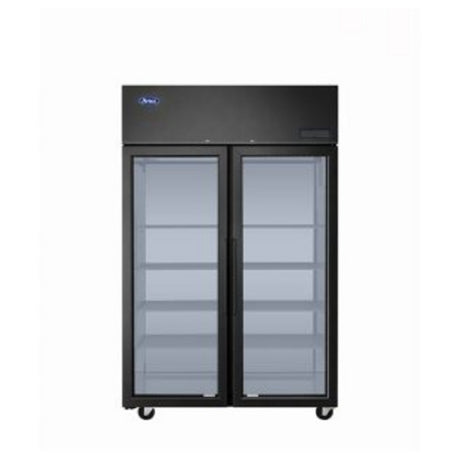 Atosa USA, Inc. PLUS-F2B-GD-S-PT - Top Mount Pass-Thru Refrigerators, 53"W, Front And Rear Glass Doors