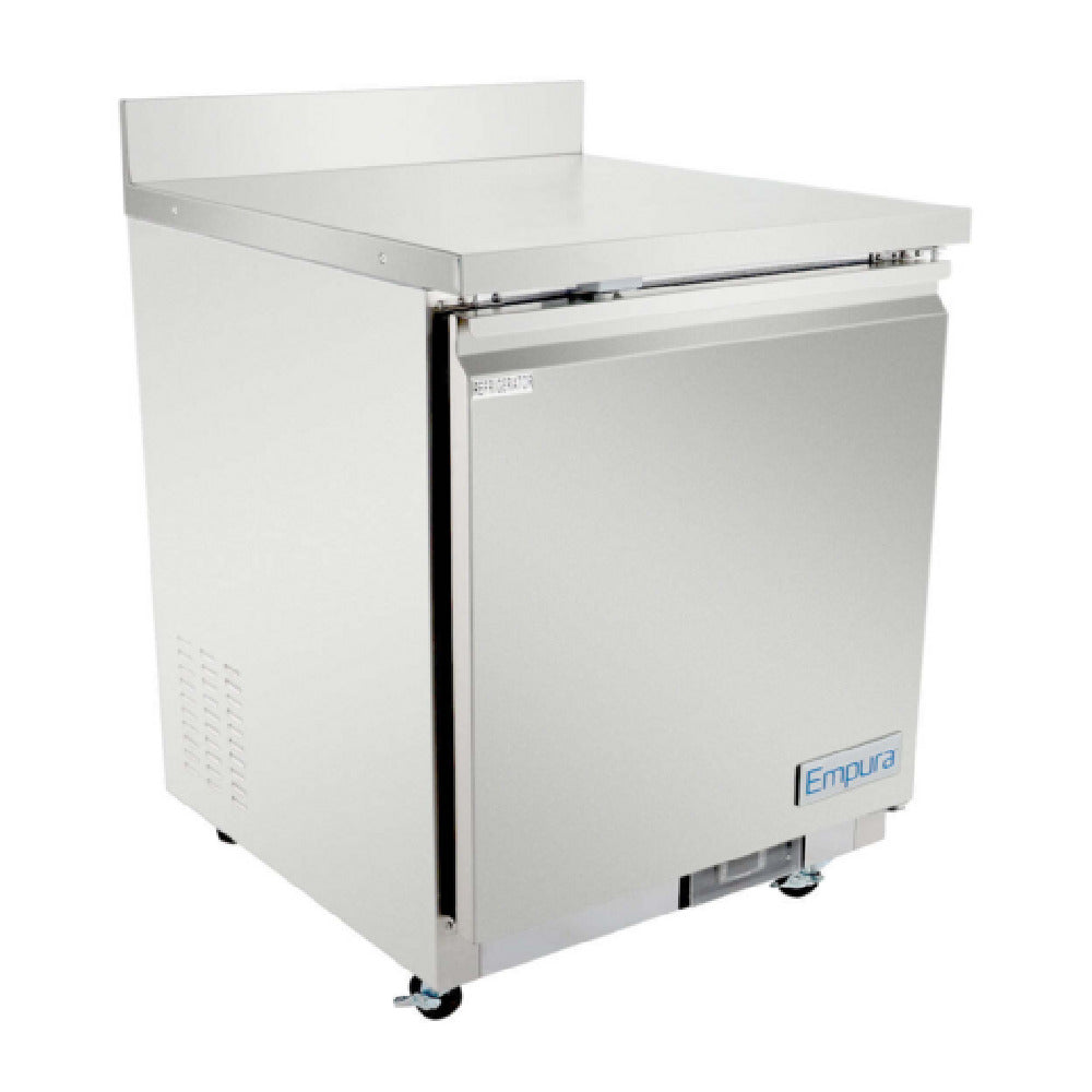 Empura E-KUC27W - Undercounter Reach-In Refrigerator, Work Top, 1 Swing Solid Door