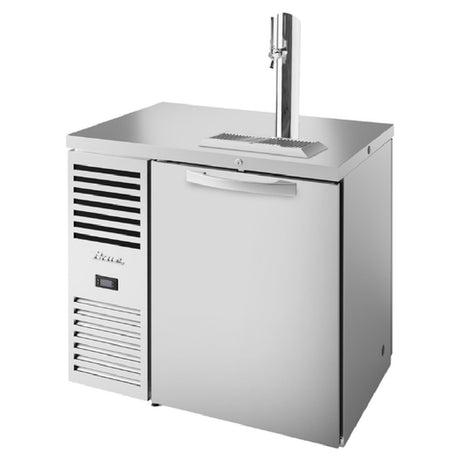 True Mfg. - Premier Bar TDR36-PTSZ1-L-S-S-S-1 - Refrigerated Draft Bar Cooler, Pass-thru