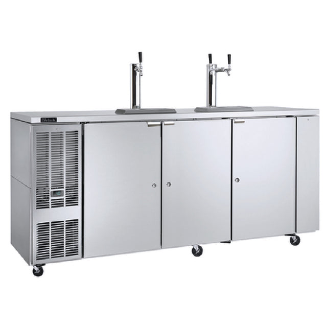 Perlick DDC92 Concessionaire Draft Beer Dispenser Self-contained Direct Draw 92"W X 24-3/4"D X 34-9/16"H