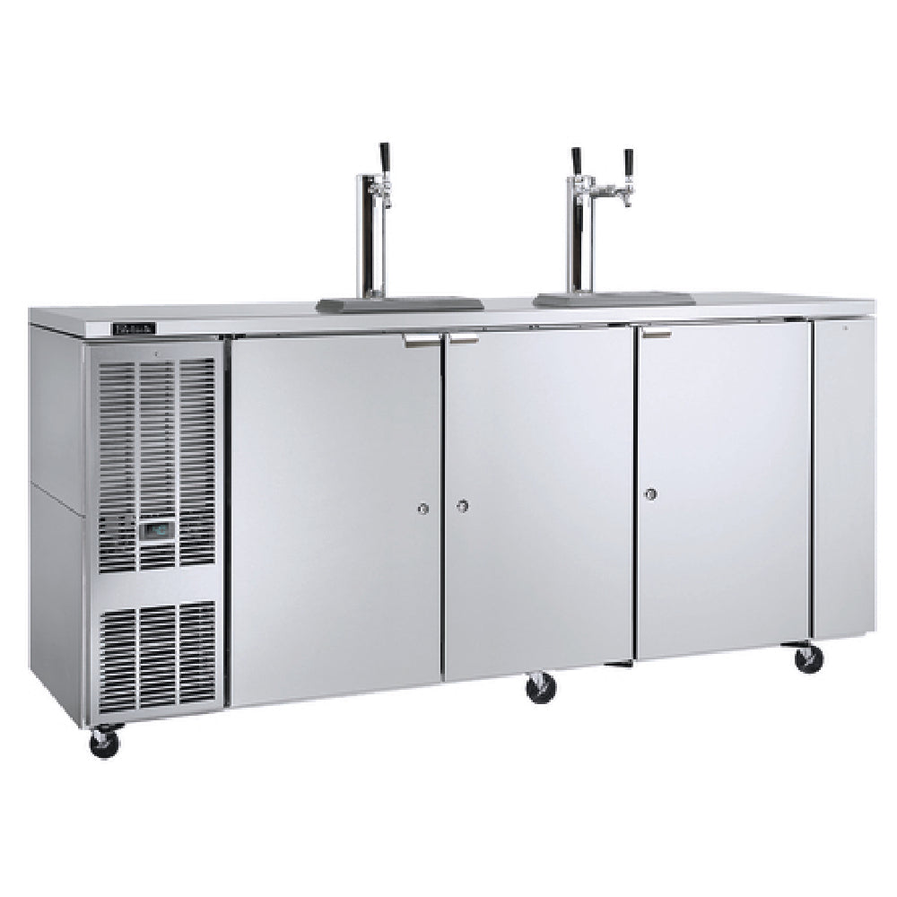 Perlick DDC92 - Concessionaire Draft Beer Dispenser, Self-contained Direct Draw, 92"W X 24-3/4"D X 34-9/16"H