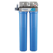 Dual-stage Blue Water Filtration System with Pressure Gauge for FXI Water Filtration