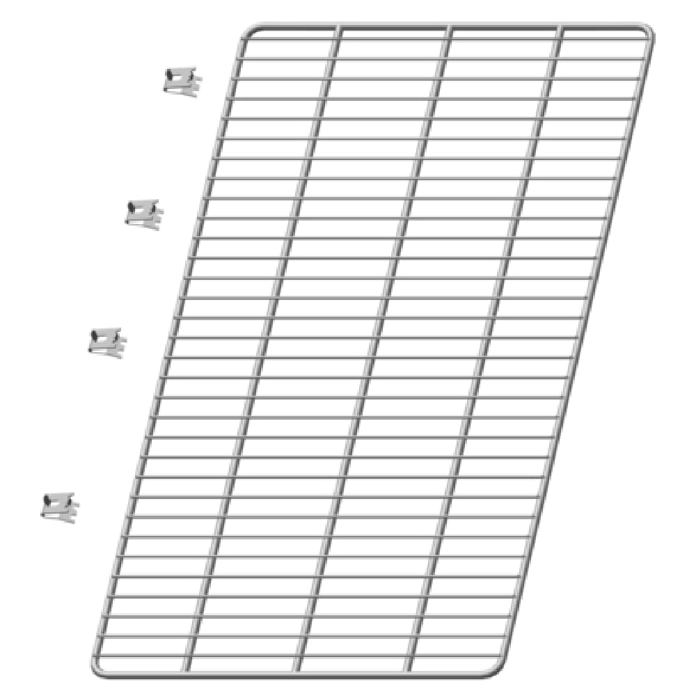 Metal wire cooling rack with grid pattern for Hoshizaki HS-5118 Stainless Steel prep tables