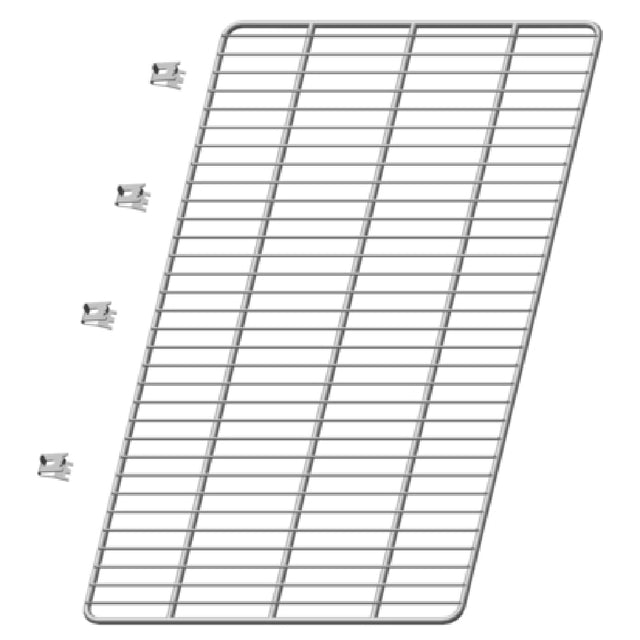 Metal wire cooling rack with grid pattern for Hoshizaki HS-5118 Stainless Steel prep tables