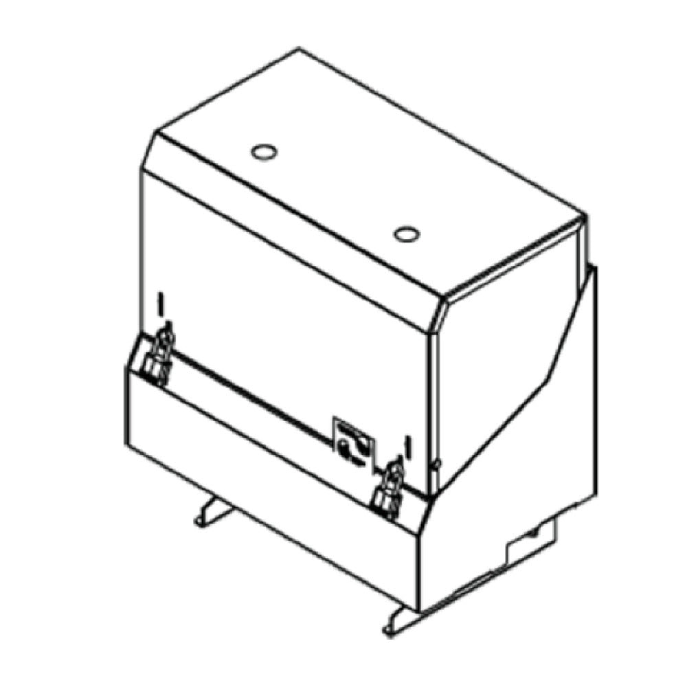 Perlick SRLC-D20 Locking Speed Rail Cover Double 20" W