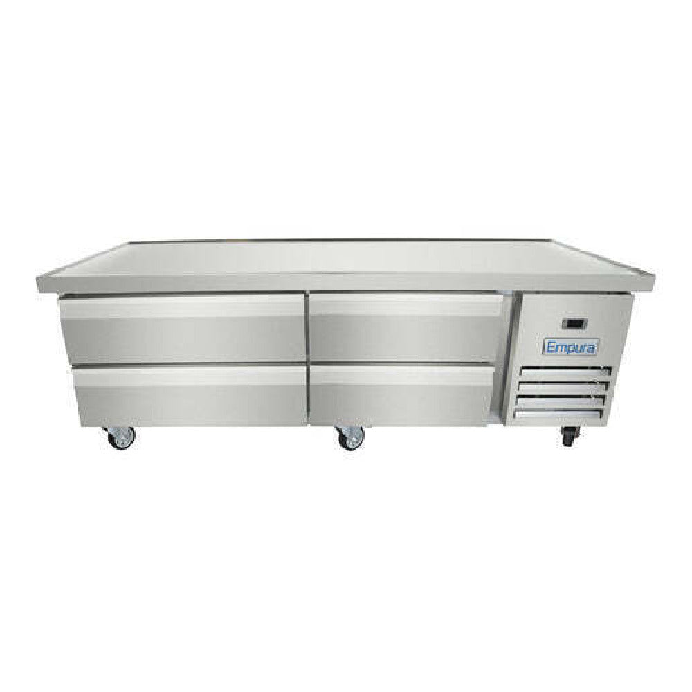 Empura E-KCBRC72 - Refrigerated Equipment Stand, 74"W X 31.9"D X 26.8"H, 11.4 Cu. Ft. Capacity