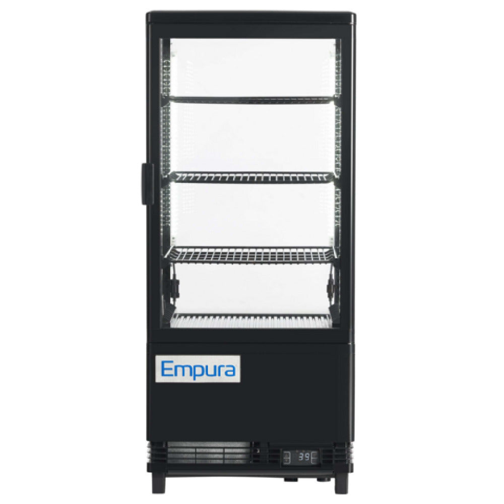 Empura E-RDC-17B-1D - Refrigerated Display Case, Countertop, 16.7"W × 14.9"D × 44.4"H