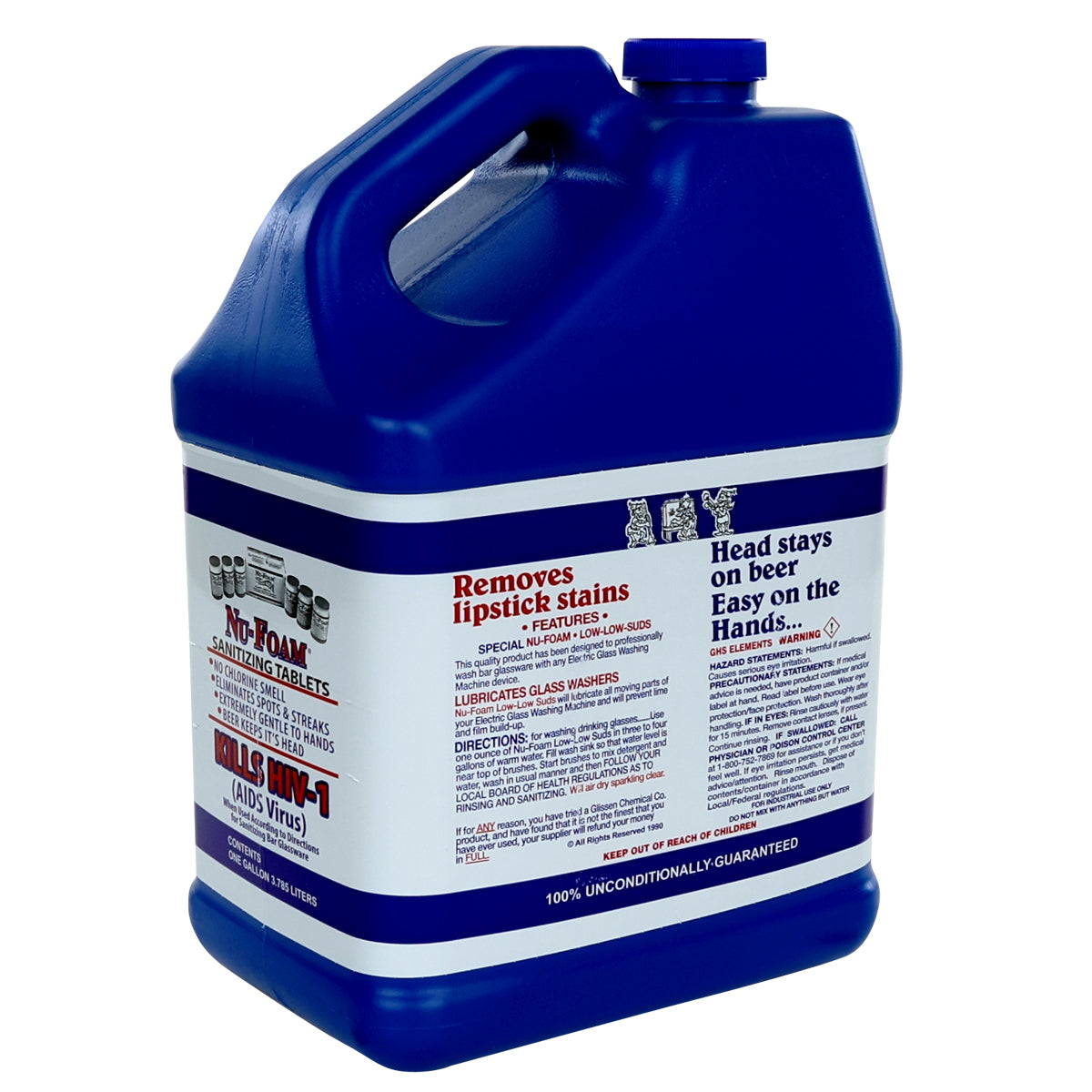 Marston Chemical 200012 Liquid Detergent 1 Gallon Premium Quality Detergent Has Been Developed Expressly For Use With Any Underbar Electric Glass Washing Machine
