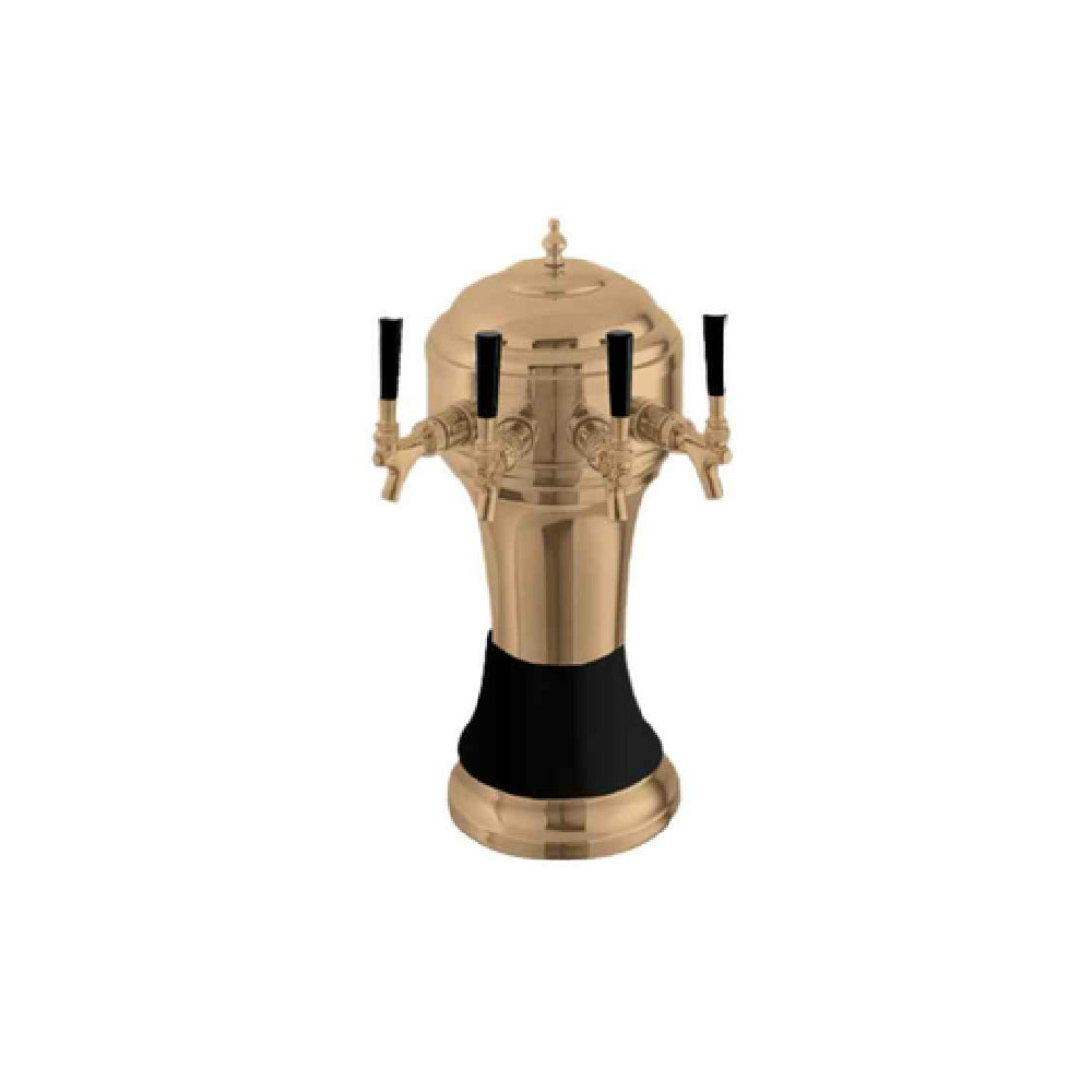 Perlick 4056BK5B - Roma Draft Beer Tower, Countertop, 8-1/8" Diameter X 20-1/2"H