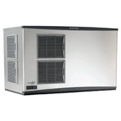 Stainless steel Scotsman C1448MA-3 ice maker with ventilation grilles for cube style ice