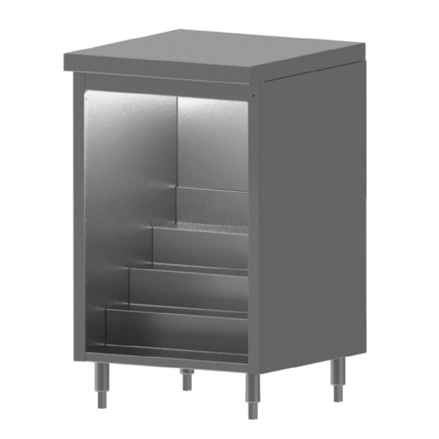 Perlick DBLS-24 Back Bar Liquor Step Cabinet 24"W Flat Top