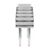 Empura ELS1223 - Underbar Liquor Display Stand, 12"W X 23"D X 33"H, 18 Gauge 304 Ss Bottom/back/sides/hat Channel And Steps