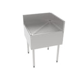 Perlick TSD24LIC TSD Series Underbar Corner Drainboard Left Inside Corner 24"W X 24"D