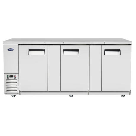 Atosa USA, Inc. MBB90GR - Atosa Back Bar Cooler, Three-section, 89-3/10"W X 28-1/10"D X 40-1/8"H