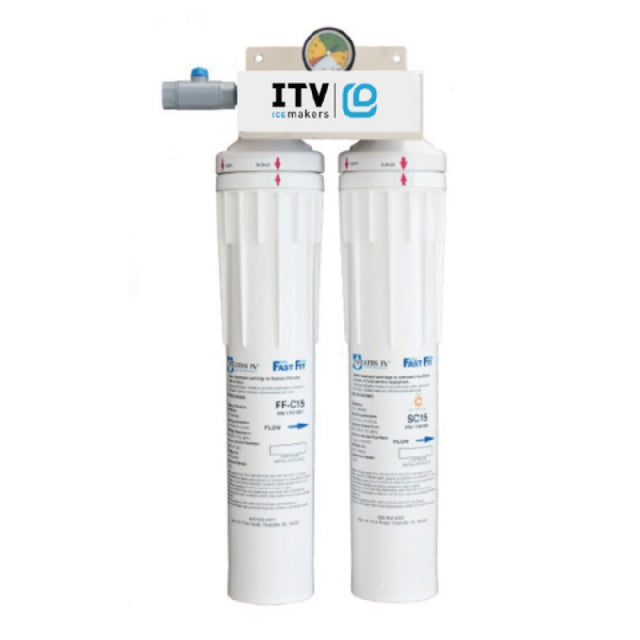 ITV Ice Makers FF-PRESC15 Fast-Fit Water Treatment System (2) Unit System 4 Gpm
