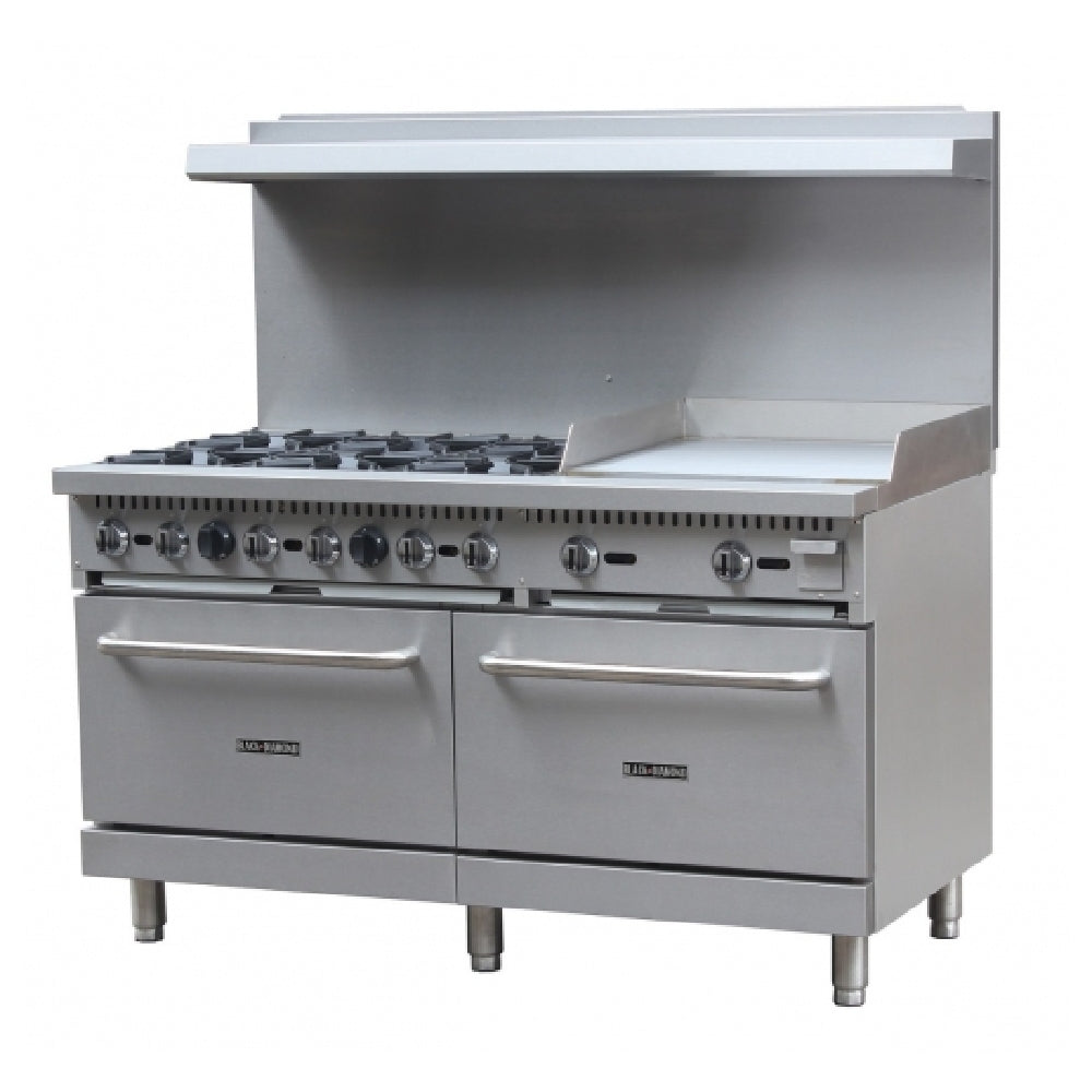 Empura Stainless E-GR-6024G/NG "Range With With 24"" X 21"" Griddle Top 60""W 280000 BTU