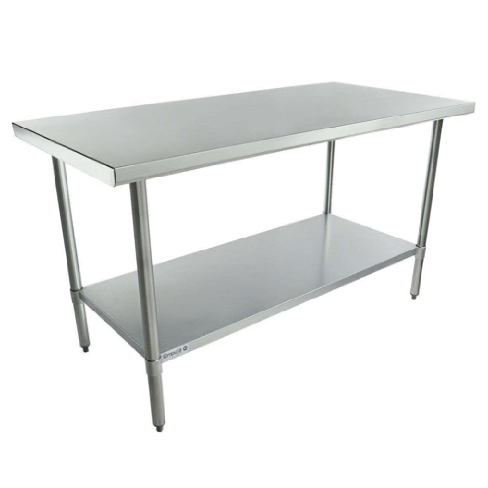 Empura Stainless EWT3060 Work Table 60"W X 30"D X 35"H Economy Duty