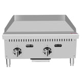 Atosa USA, Inc. ATTG-24_NAT - CookRite Heavy Duty Griddle, Gas, Countertop