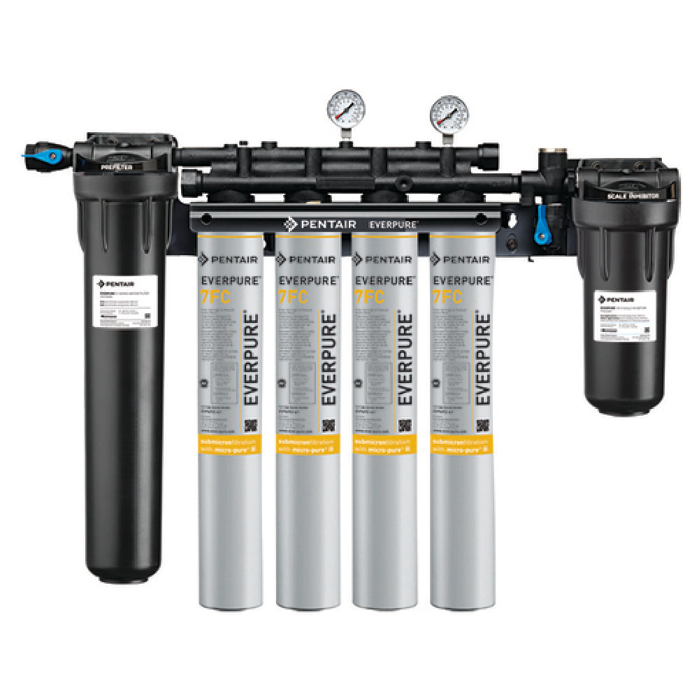 Everpure EV932974 CSR Water Filtration System CSR Quad-7FC Quad