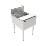 Perlick TSF20PS-SBRT - TSF Series Underbar Prep Sink, 20" W X 24" D X 36" H, With Sink Bowl (9.75"W X 10.5" FTB X 6" D)