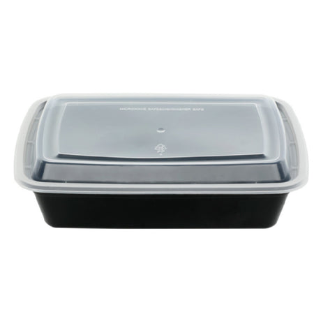 Empura RSL-988 - Microwavable Togo Container, 8.78"W X 6.1"D X 1.9"H, 38 Oz Capacity