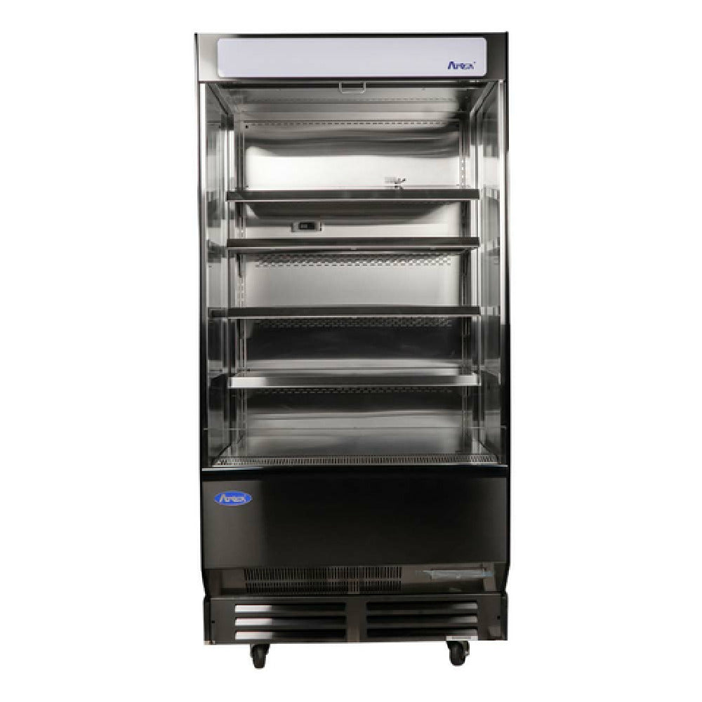 Atosa AOM-40B Open Air Merchandiser 39-3/5"W X 28"D X 83"H 14.4 Cubic Capacity