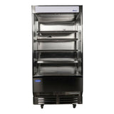 Atosa USA, Inc. AOM-40B - Open Air Merchandiser, 39-3/5"W X 28"D X 83"H, 14.4 Cubic Capacity