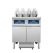 Atosa USA, Inc. AEFF-50-2TB - Double Vat Electric Fryer With Auto Lift System, Left Full Vat/right Split Vat