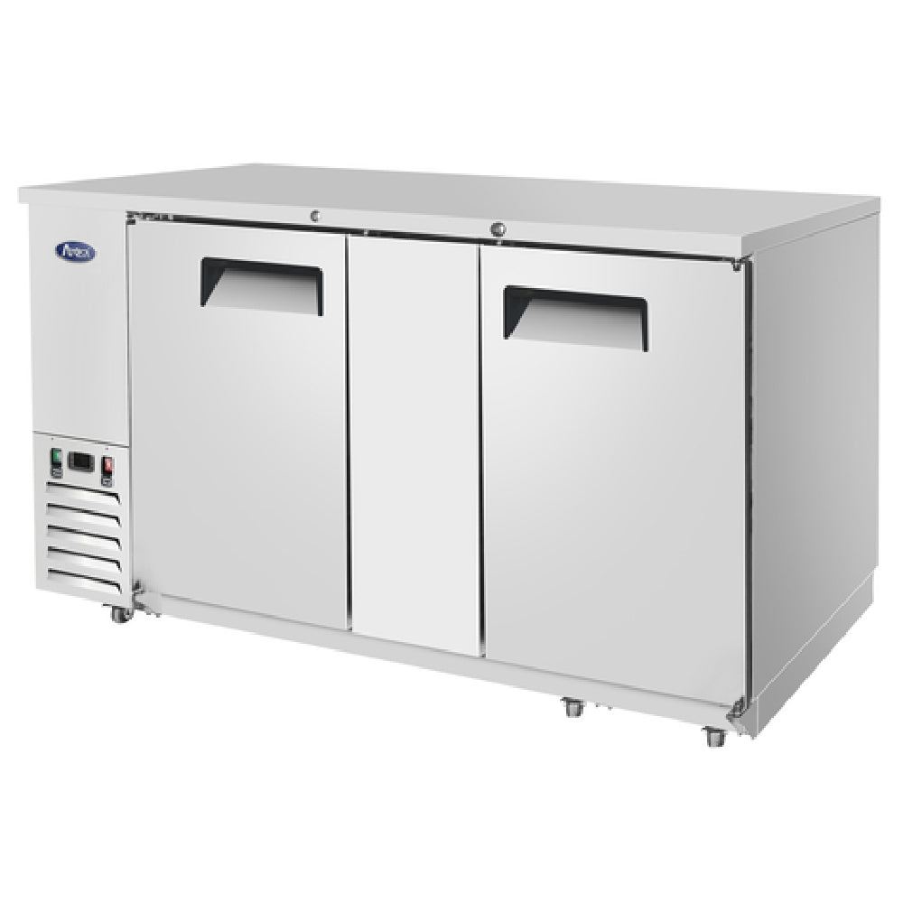 Atosa USA, Inc. MBB69GR - Atosa Back Bar Cooler, Two-section, 68"W X 28-1/10"D X 40-1/8"H