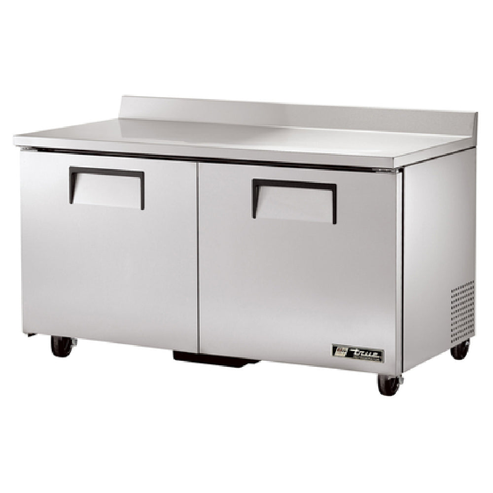 True Mfg. - General Foodservice TWT-60-HC - Work Top Refrigerator, Two-section, Rear Mounted Self-contained Refrigeration