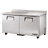 True Mfg. - General Foodservice TWT-60-HC - Work Top Refrigerator, Two-section, Rear Mounted Self-contained Refrigeration