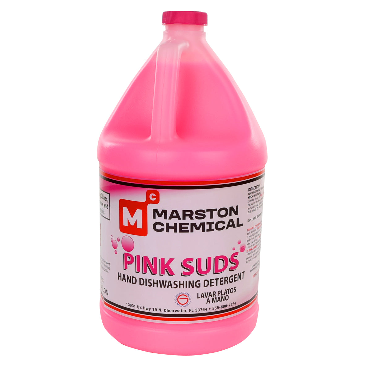 Marston Chemical 300163 Pink Suds Detergent 1 Gal For Hand Washing Dishes