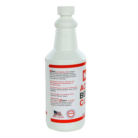 Marston Chemical 300190 Acid Beer Line Cleaner 32 Oz Heavy-duty Alkaline-based Beer Line Cleaning Solution