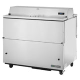 True Mfg. - General Foodservice TMC-49-S-DS-HC - Mobile Milk Cooler, Forced-air, (12) 13" X 13" X 11-1/8" Crate Capacity