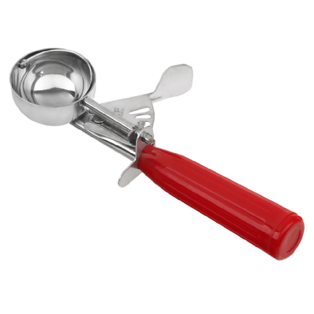 Chef Approved 225315 Disher 1.33 Oz / #24 Thumb Press Red Handle Chef ...