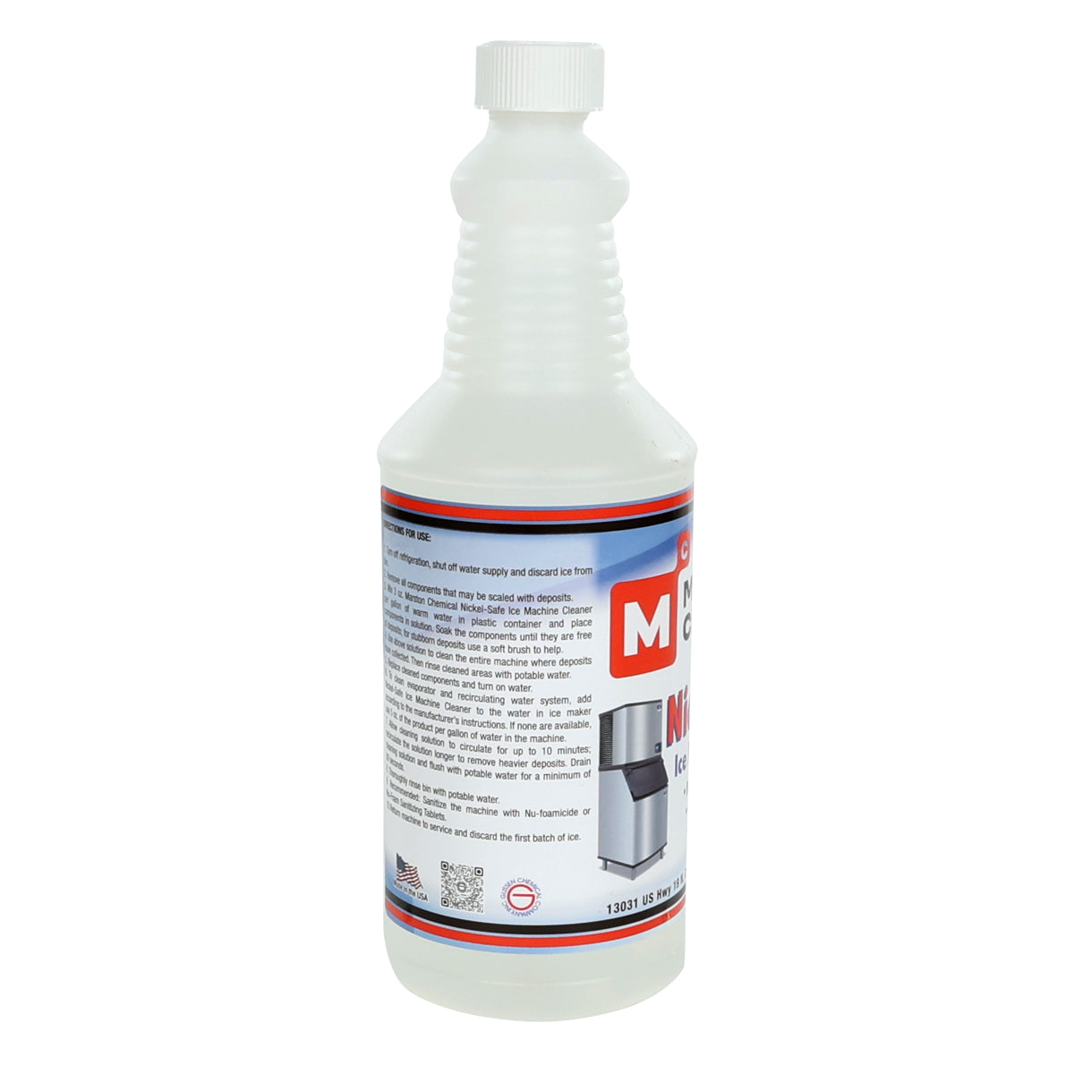 Marston Chemical 330195 Nickel Safe Ice Machine Cleaner 32 Oz For Use In Food Areas
