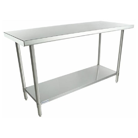 Empura Stainless SWT2460 Super Duty Work Table 24’’ x 60’’ with undershelf for storage