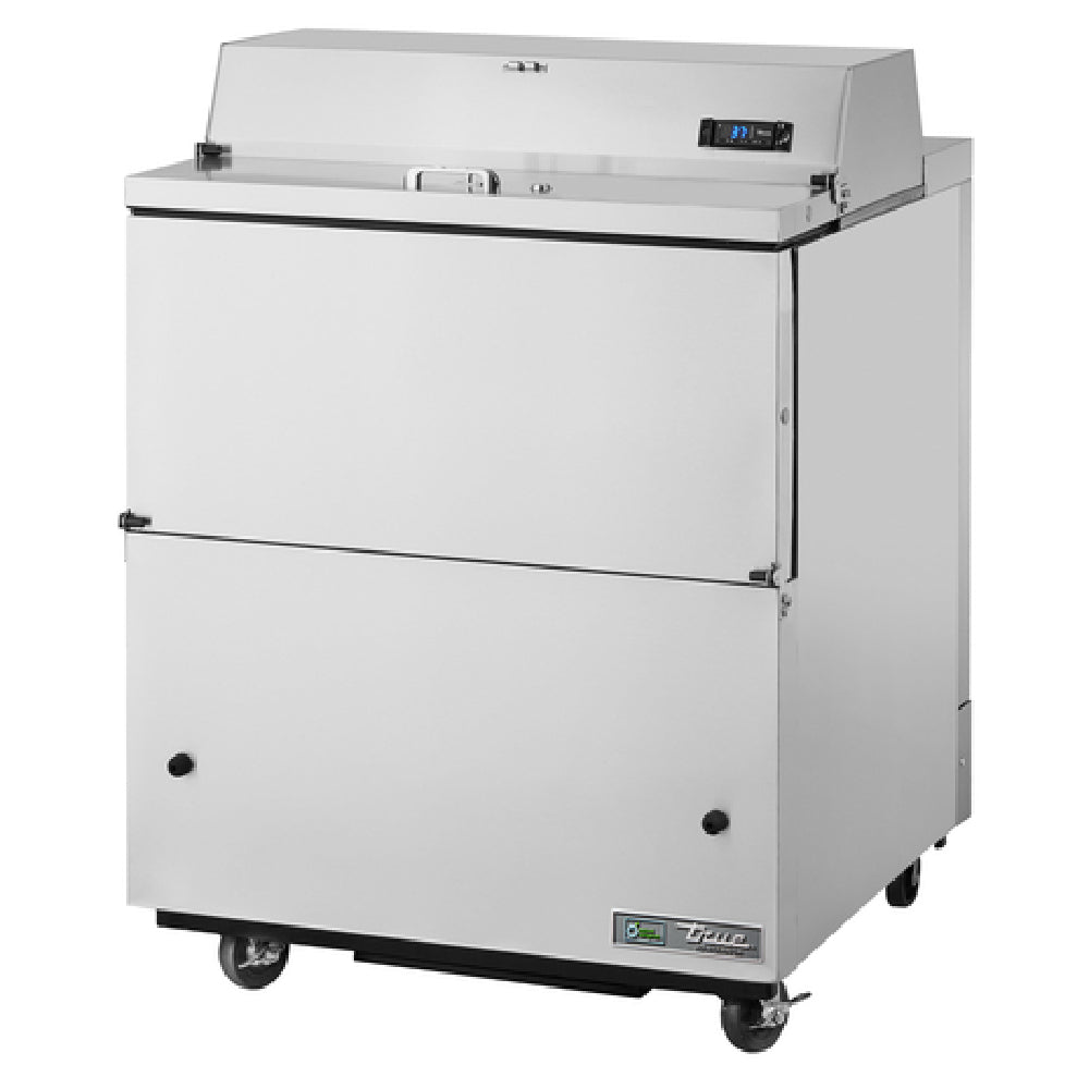 True Mfg. - General Foodservice TMC-34-S-SS-HC - Mobile Milk Cooler, Forced-air, (8) 13" X 13" X 11-1/8" Crate Capacity