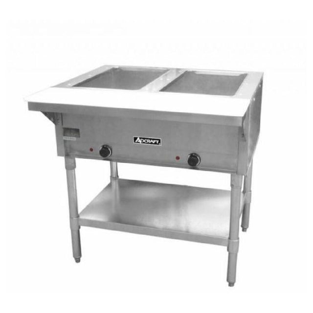 Empura Stainless E-ST-120/2 Empura Steam Table Open Well 2 Bay