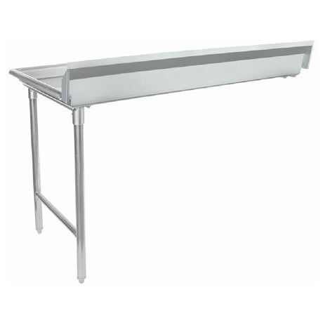 Empura ECDT60R Clean Dishtable with Straight Design and Angled Tray Slide