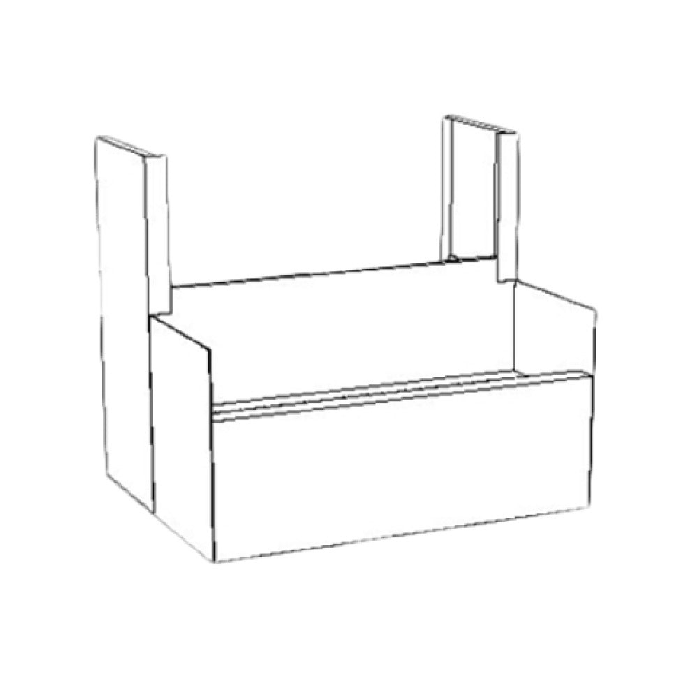 Perlick 7055D8 Underbar Beer Drainer 18"W X 24"D (TSD Depth) For 4040A Series Space Saver Dispensing Heads