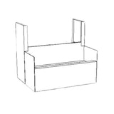 Perlick 7055D9 - Underbar Beer Drainer, 24"W X 24"D (TSD Depth), For 4060A Series Space Saver Dispensing Heads